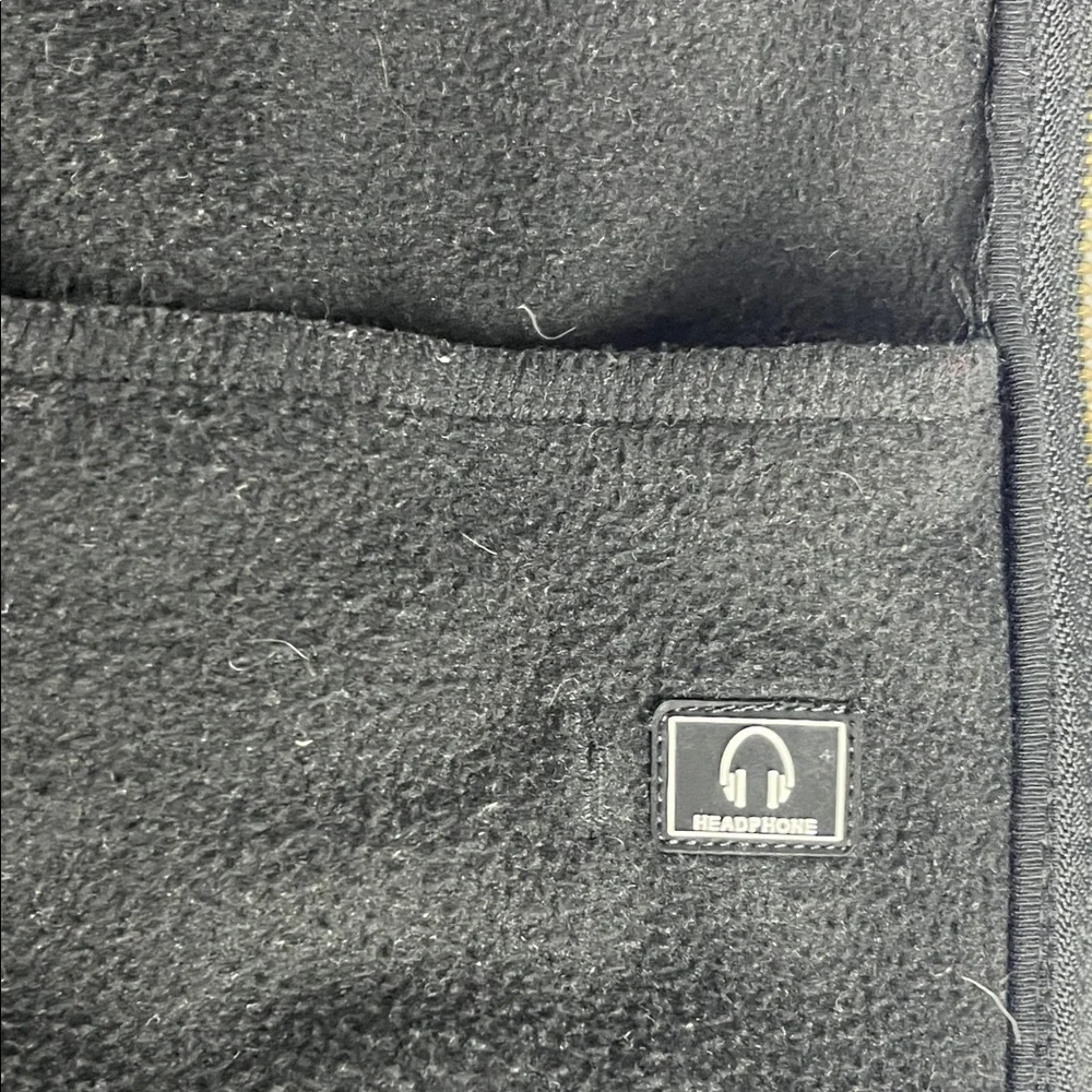 Calvin Klein Women's Performance Fleece Size 3X Black Zip-Up Vest with Pockets